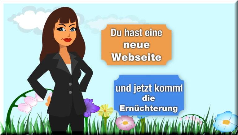 Neue Webseite - kaum Neukunden