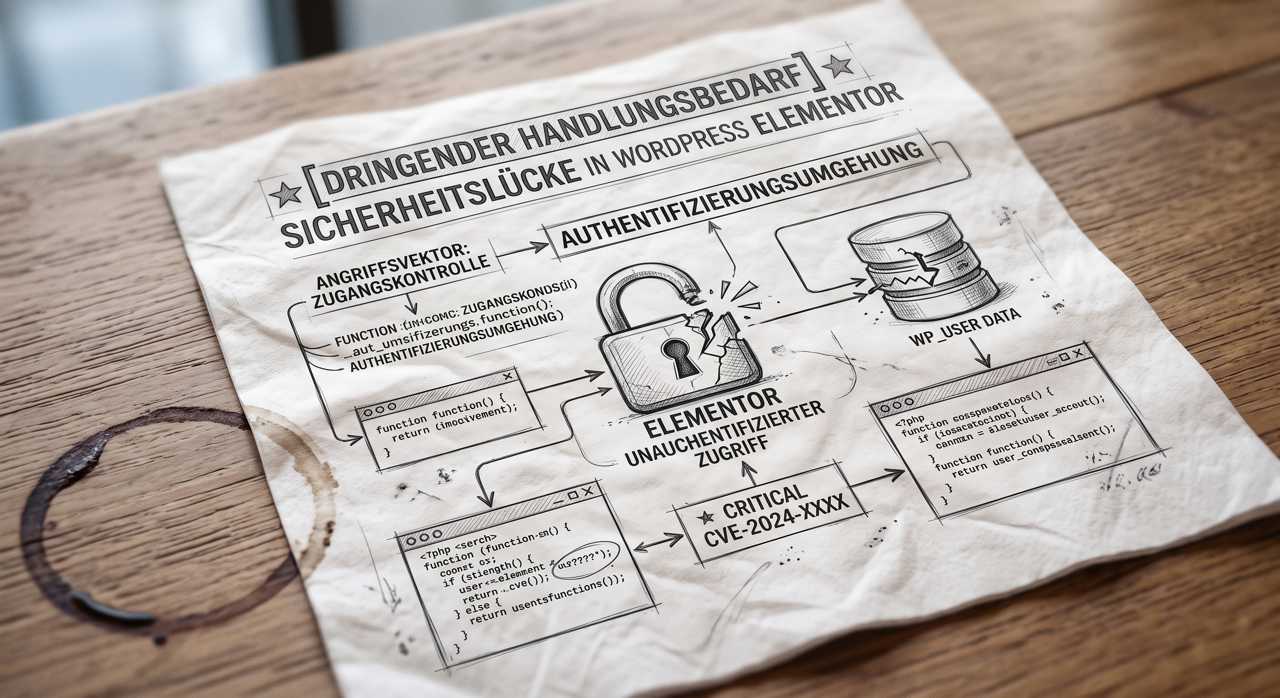 Sicherheitslücke in WordPress Elementor